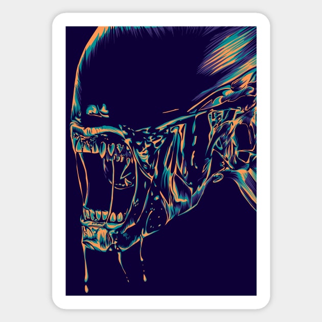 alien Sticker by cryptoartdesign